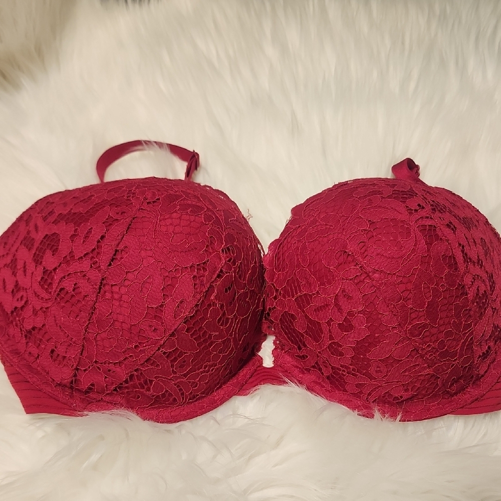 Victoria's Secret Red Lace Bra